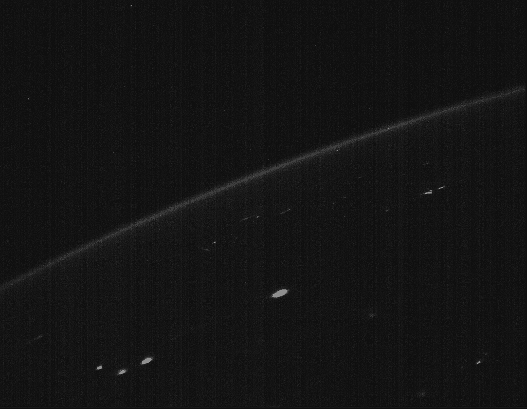 First raw image from SCOT clicked above South America